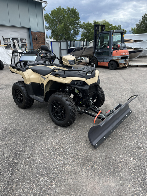 Polaris Sportsman 570 EPS Military Tan edition + Iron Baltic puskulevy